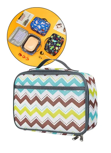 Large &amp; Convenient Oxford School Lunch Bag For Kids (W26 x D10 x H19)cm