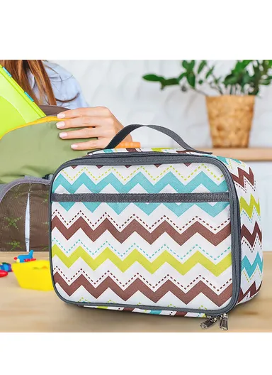 Large &amp; Convenient Oxford School Lunch Bag For Kids (W26 x D10 x H19)cm