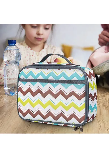 Large &amp; Convenient Oxford School Lunch Bag For Kids (W26 x D10 x H19)cm