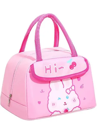 Cute Thermal Lunch Bag Girls Kids School Kindergarten (W26 x D20 x H17)cm