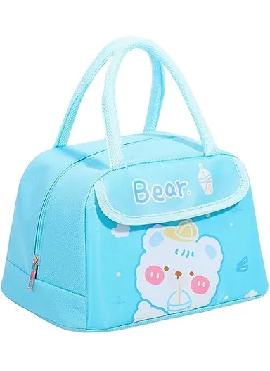 Cute Thermal Lunch Bag Girls Kids School Kindergarten (W26 x D20 x H17)cm