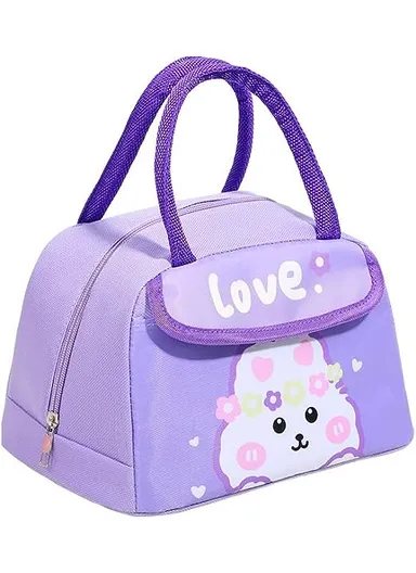 Cute Thermal Lunch Bag Girls Kids School Kindergarten (W26 x D20 x H17)cm