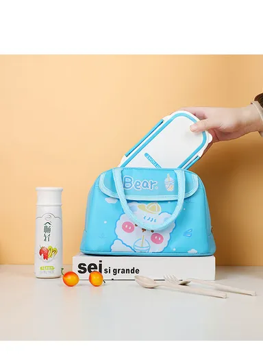 Cute Thermal Lunch Bag Girls Kids School Kindergarten (W26 x D20 x H17)cm