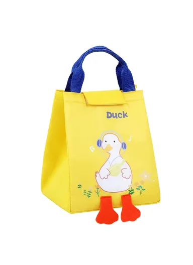 Cute Portable Lunch Bag For Kids That Can Be Used In School &amp; Picnic (L22 x W20 x H14)cm 