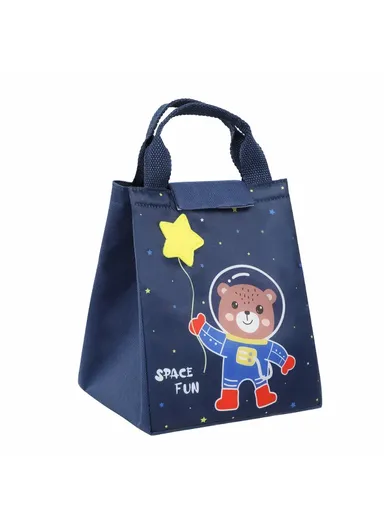 Cute Portable Lunch Bag For Kids That Can Be Used In School &amp; Picnic (L22 x W20 x H14)cm 