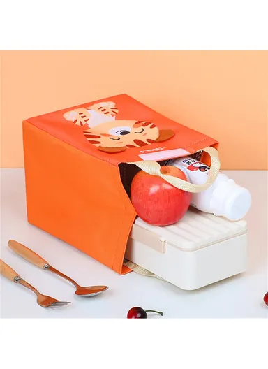 Cute Portable Lunch Bag For Kids That Can Be Used In School &amp; Picnic (L22 x W20 x H14)cm 