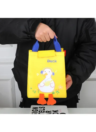 Cute Portable Lunch Bag For Kids That Can Be Used In School &amp; Picnic (L22 x W20 x H14)cm 