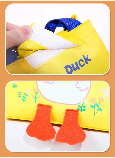 Cute Portable Lunch Bag For Kids That Can Be Used In School &amp; Picnic (L22 x W20 x H14)cm 