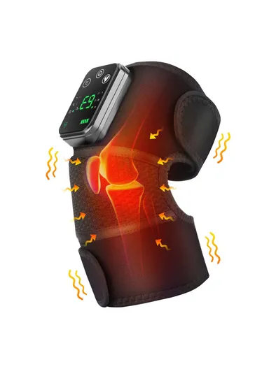1-Pcs Rechargeable 4000mAh Diving Fabric Electric Heating Massager Knee, Elbow &amp; Shoulder Hot Compress Physiotherapy Instrument 