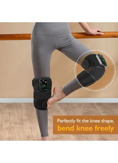 1-Pcs Rechargeable 4000mAh Diving Fabric Electric Heating Massager Knee, Elbow &amp; Shoulder Hot Compress Physiotherapy Instrument 