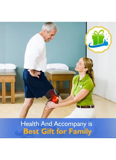 1-Pcs Rechargeable 4000mAh Diving Fabric Electric Heating Massager Knee, Elbow &amp; Shoulder Hot Compress Physiotherapy Instrument 