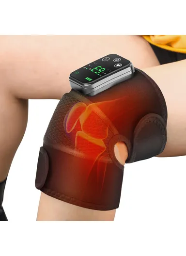 1-Pcs Rechargeable 4000mAh Diving Fabric Electric Heating Massager Knee, Elbow &amp; Shoulder Hot Compress Physiotherapy Instrument 