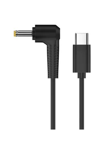 12V 4.8 x 1.7mm Type-C to DC Power Cable PVC Flexible Power Cord Adapter for Small Fan, Cameras, TV Box, Desk Lamps