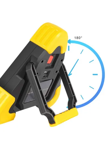 6000mAh Plastic USB Rechargeable Triangle Car Repair LED Lamp Traffic Emergency Stop Warning Light BY-145 (W17 x D4 x H18)cm