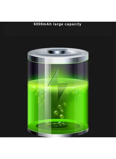 6000mAh Plastic USB Rechargeable Triangle Car Repair LED Lamp Traffic Emergency Stop Warning Light BY-145 (W17 x D4 x H18)cm