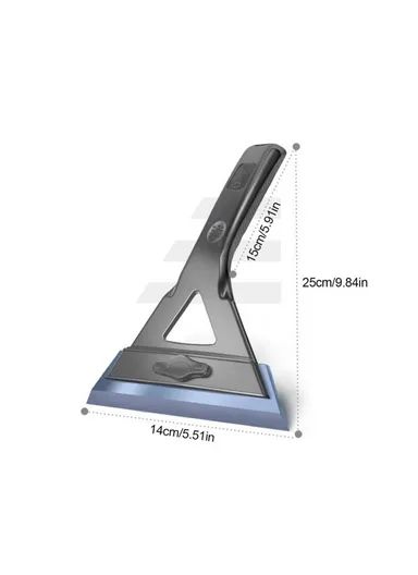 Car Windshield Soft Snow Removal Shovel Adjustable Glass Window Ice Scraper SBT-4107 (W13 x H24)cm