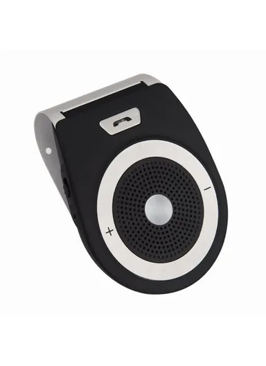 Car Bluetooth Kit Handsfree Speaker Phone Support Bluetooth 4.1 EDR Wireless Car Kit Mini Visor Hands-Free Calls T821 - Black