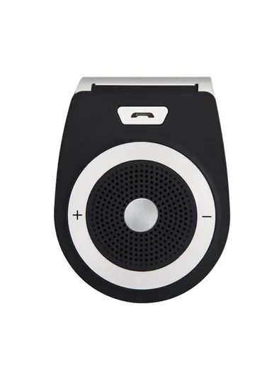 Car Bluetooth Kit Handsfree Speaker Phone Support Bluetooth 4.1 EDR Wireless Car Kit Mini Visor Hands-Free Calls T821 - Black