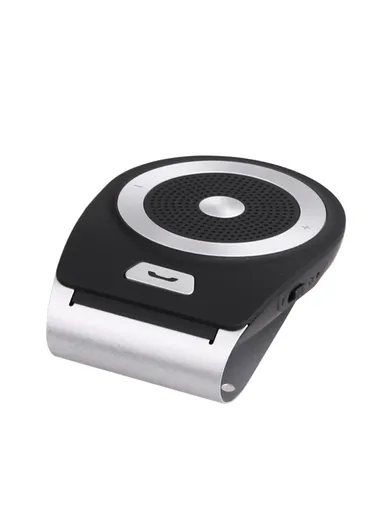 Car Bluetooth Kit Handsfree Speaker Phone Support Bluetooth 4.1 EDR Wireless Car Kit Mini Visor Hands-Free Calls T821 - Black