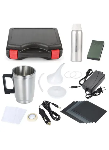 Auto Restore &amp; Protect Headlight Restoration Kit Lights Polish Headlights Lens Restore Cleaner Polishing Accessories - EU Plug