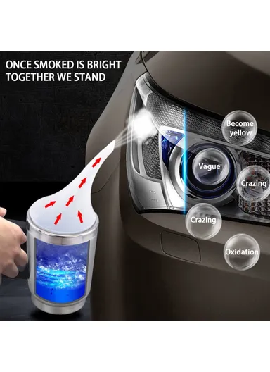 Auto Restore &amp; Protect Headlight Restoration Kit Lights Polish Headlights Lens Restore Cleaner Polishing Accessories - EU Plug