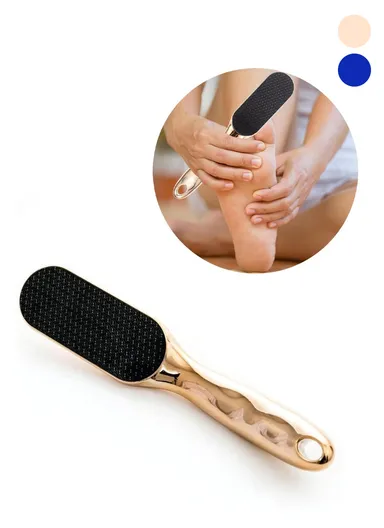 Long-Handle Nano-Glass Foot Scrubber File For Dead Skin Removing  (L10.5 x W6.5 x H4)cm