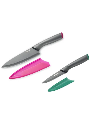 2 Pcs Stainless Steel Blade With High Quality Titanium &amp; Non-Stick Coating Fresh Kitchen Knives Set K122S205