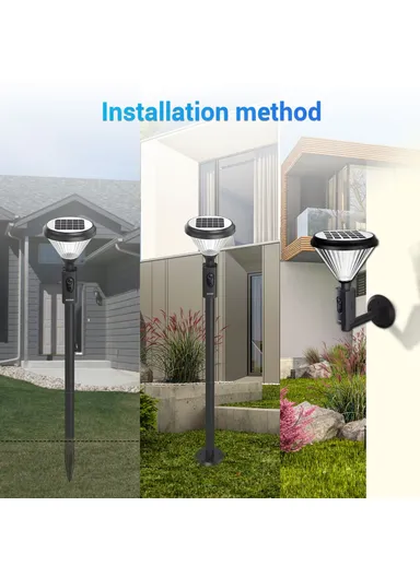 1080P HD Security Camera Wireless Garden Light IP66 Waterproof PIR Human Detection Camera Support WiFi Two-way Voice Smart Night Vision Lawn Light Camera QF190