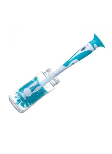 2 In 1 Bottle Brush With Suction Cup &amp; teat brush