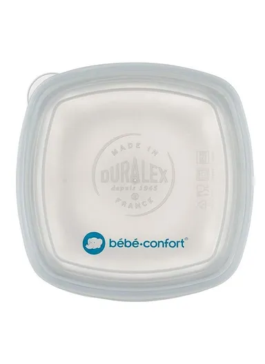 4m+ 2 Pcs Glass Conversation Boxes For Baby Food (L11.5 x W11 x H12)cm