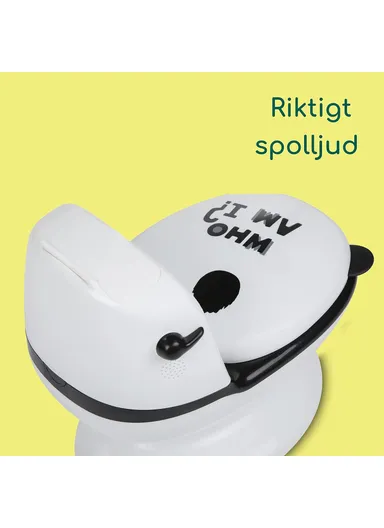 18m+ Mini Sized Toilet Seat For Children, Cute Panda Potty Training With Flush Sound (L50 x W28 x H25)cm