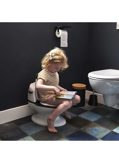 18m+ Mini Sized Toilet Seat For Children, Cute Panda Potty Training With Flush Sound (L50 x W28 x H25)cm