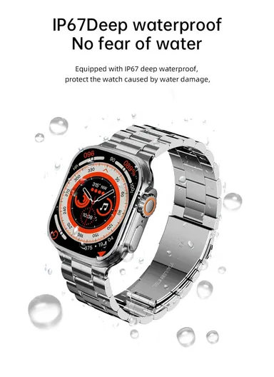 WS-V9 2.2" Full Touch Screen Heart Rate Monitoring Bluetooth Smartwatch With Wireless Charger &amp; 4 Bands