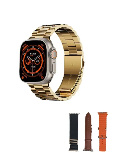 WS-V9 2.2" Full Touch Screen Heart Rate Monitoring Bluetooth Smartwatch With Wireless Charger &amp; 4 Bands