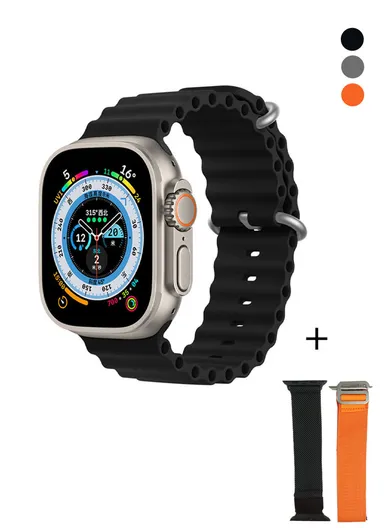 S9 Ultra 1.91" Smart Watch Series With 3 Straps