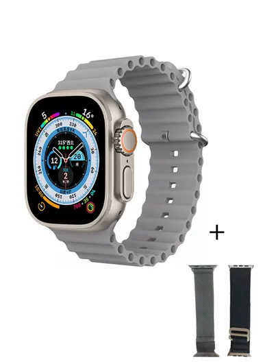 S9 Ultra 1.91" Smart Watch Series With 3 Straps