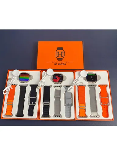S9 Ultra 1.91" Smart Watch Series With 3 Straps
