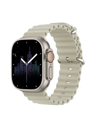 USE-2  2.08" Full Touch Screen Heart Rate Monitoring Bluetooth Smartwatch With Wireless Charger