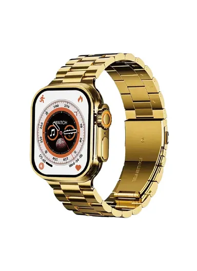 ULTRA 2.01" Full Touch Screen Heart Rate Monitoring Bluetooth Smartwatch With Wireless Charger