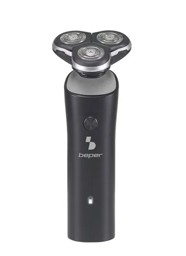 600mAh ABS, Stainless Steel IPX5 Rechargeable Shaver For Men With Flexible Heads P304BAR003 (L6 x W5.5 x H16)cm