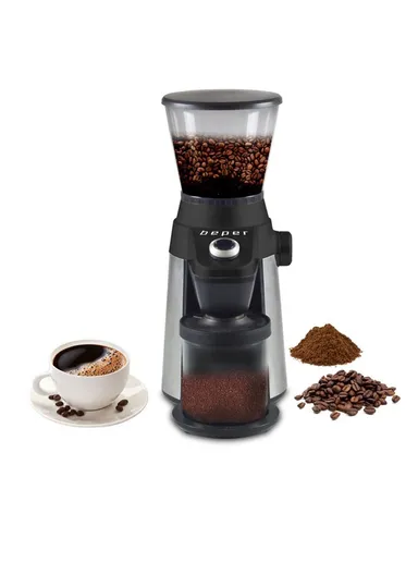 150W Stainless Steel, ABS Electric Coffee Grinder With Soft Cleaning Brush BP.580 (L21.5 x W14 x H35)cm