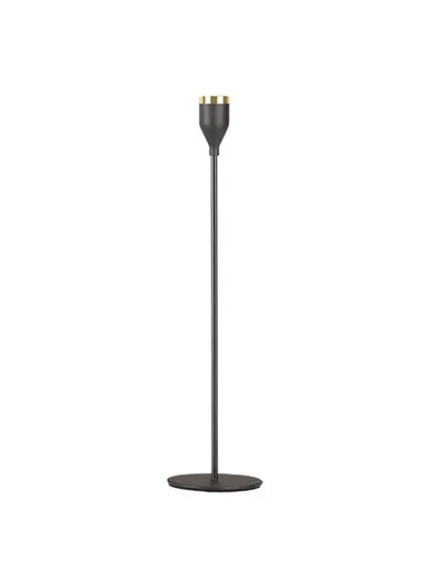 European Black Metal Candlestick Holder Style For Table Decorative Weddings Dining Parties (W8 x H33)cm