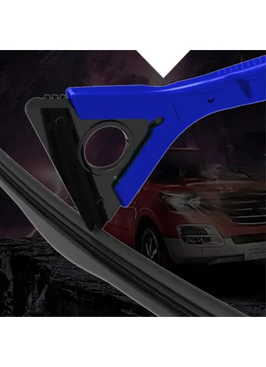 Glass Window Water Wiper Ice Scraper Blade Car Snow Shovel Ice Remover SBT-4101 (L13 x W24)cm