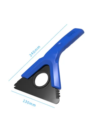Glass Window Water Wiper Ice Scraper Blade Car Snow Shovel Ice Remover SBT-4101 (L13 x W24)cm