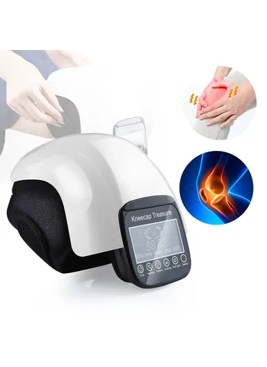 LCD Smart Heating Knee Massager Red Light Physiotherapy Pressure Massager Elbow Knee Electric Warmer
