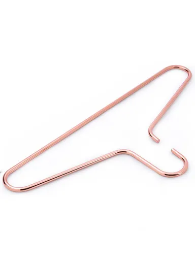 Solid Golden Hanger Clothes Drying Rack Multi-function Hangers For Wedding Dress Towel Clothing - Rose Gold