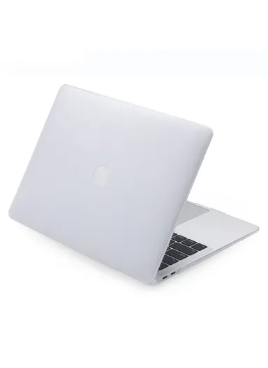 Matte Lightweight Shockproof Laptop Cover Hard PC Case For Macbook Air 15 inch A2941 - Transparent White