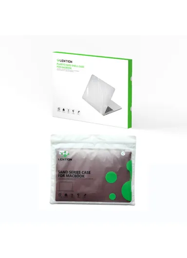 Matte Lightweight Shockproof Laptop Cover Hard PC Case For Macbook Air 15 inch A2941 - Transparent White