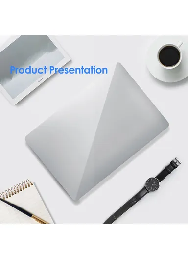 Matte Lightweight Shockproof Laptop Cover Hard PC Case For Macbook Air 15 inch A2941 - Transparent White