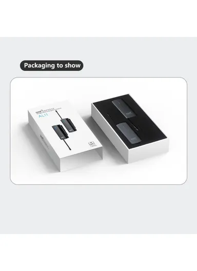 Wireless Lapel Microphone 2 Transmitters + 1 Receiver System For Phone Video Recording Interview Podcast Vlog